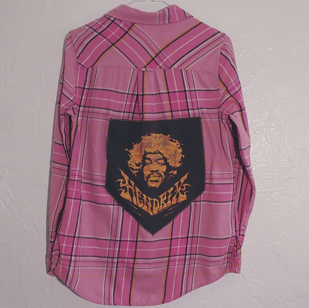 Jimi Hendrix custom flannel
